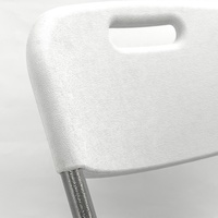 Chaises Pliantes en Plastique Blanc HDPE, Robustes avec Capacité de Charge de 295 kg, Empilables et Portables, Idéales pour Réunions, Fêtes, et Locations Événementielles