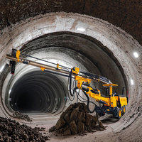 Foreuse minière souterraine Jumbo XUD125 en Chine, équipement de forage pour grandes mines et tunnels avec boîte de vitesses et composants principaux de la pompe