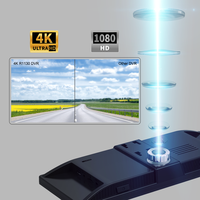 4K WIFI ADAS GPS Carplay & Android Auto 11.3 inci, kamera dasbor mobil perekam Video Rekam Loop aplikasi ponsel