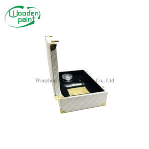 Boîtes d'emballage de luxe en cuir, boîte en bois pour logo personnalisé, ensemble bijoux et cosmétiques, étuis 50 pièces - Product Image 4