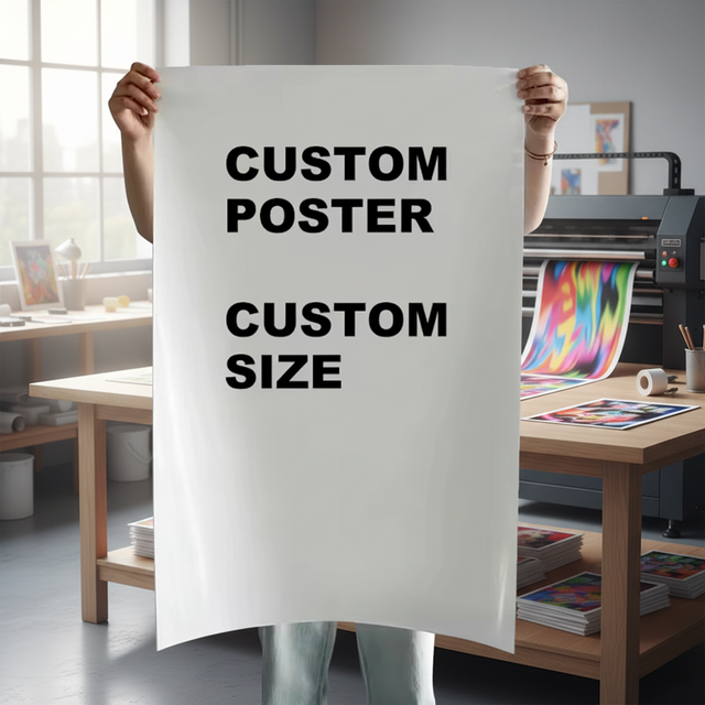 Custom Coated Banners Printing Service Water Resistant Glossy Finish Eco-Friendly UV Ink Ready Pre-Pasted Installation for Trade