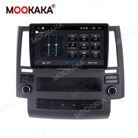 Radio para Auto con Sistema Android, Reproductor Multimedia, GPS, Pantalla Táctil, 6GB+128GB, para Infiniti FX35 2003 2004 2005 2006 2007