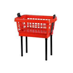 Lockweiler Wäschekorb Clip-Clap mit Füßen 45 l 65x42x28,5cm - Product Image 1