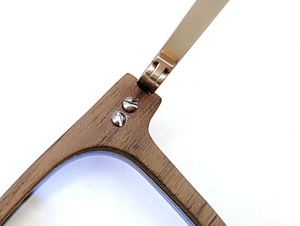 Unisex ahşap gözlük optik tasarım vida <span class=keywords><strong>Lens</strong></span> değiştirilebilir ahşap gözlük çerçeve erkekler kadınlar için yeni optik Metal ahşap gözlük