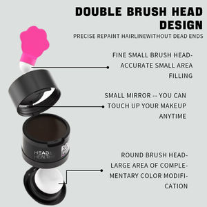 Nouvel Arrivage Poudre Capillaire Bio aux Herbes pour Remplissage et Camouflage Anti-Chute, Imperméable et Résistante à la Transpiration, avec Applicateur - Product Image 3