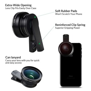 Mobile Lens 0.45X Super Wide Angle Optical Glass Clip On For Smartphone Photography - Product Image 4