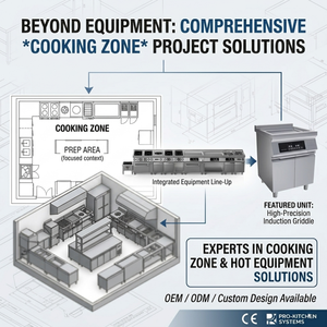Attrezzatura Professionale di Alta Gamma per Cottura a Induzione per Progetti di Cucine Alberghiere e Soluzioni di Catering - Product Image 4