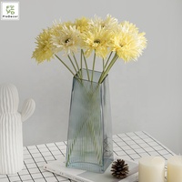 Grosir Populer Gaya INS Tunggal Buatan Sutra Daisy Bingkai Pintu Rumah Bingkai Jendela Dekorasi Bunga Gerbera