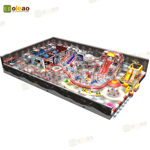 Aoleao Parc de jeux dynamique sur mesure de 800 m² pour enfants avec piscine à balles et toboggans, certifié CE TUV pour les enfants de 3 ans - Product Image 3