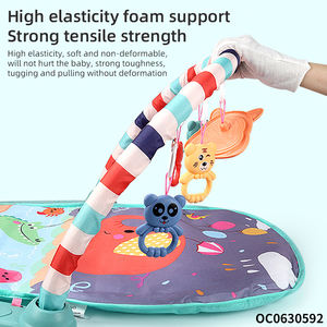 <span class=keywords><strong>Activité</strong></span> de tapis de gym personnalisé hochet kick and play piano pour bébés avec musique légère - Product Image 5