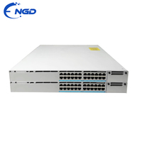 Nuevo Switch Empresarial Catalyst Serie 9300 C9300-24UX-A de 24 Puertos Gig UPOE con Uplink Modular (Compatible con Módulos de 1G, 10G, 25G y 40G)