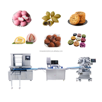 Machine à garnir les croquettes de jambon, machine à garnir les falafels au tahini, ligne de production de Songpyeon aux haricots rouges pour usine
