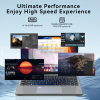 Ordinateur portable YOGA 360 Transformer Intel N100 en gros, double écran de 14 pouces, résolution 2240*1440, Windows 11, SSD