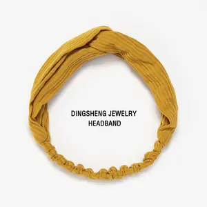 Phụ Nữ Mới Headband Cho Mùa Thu Mùa Đông Băng Đô Đan Chéo Len Cho Phụ Nữ