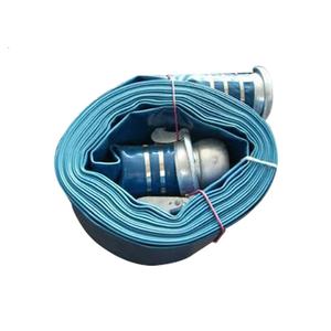 Tuyau souple en PVC bleu personnalisé de 100m Tuyau d'eau de piscine renforcé à haute pression Durable et flexible à plat - Product Image 6