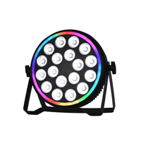 FEIYUEYUE DMX512 18x4W RGBW+30x0.5W 5050RGB Projecteur LED Par pour Mariage, Club, Scène, Éclairage DJ