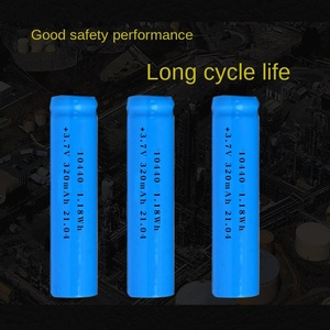 แบตเตอรี่ลิเธียมแบบทรงกระบอกกึ่งแข็งสำหรับของเล่น10440 320mAh 3.7V ชาร์จไฟได้ LiNiMnCoO2แคโทด500รอบ - Product Image 6