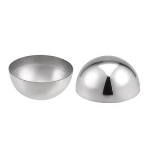 Bola de medio metal personalizada de acero inoxidable, semiesfera hueca - Product Image 2