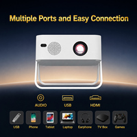 Projecteur intelligent Magicsee MG60 1080P FHD 2G 16G ANSI Lumens 350 Android 14 WiFi 6 Décodage 4K 150" Home Cinéma avec télécommande