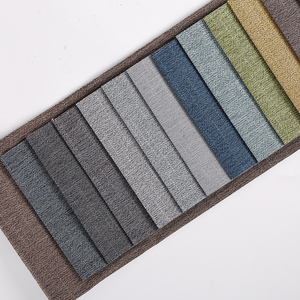 Tissu d'ameublement 240GSM 100% polyester aspect <span class=keywords><strong>lin</strong></span>, tissé, respirant, résistant aux déchirures, pour canapé et meubles - Product Image 2