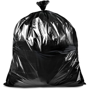 Sacs poubelles jetables robustes de taille personnalisable, grands, épais, noirs, en LDPE/HDPE, pour usage industriel, avec logo personnalisé, thermoscellables - Product Image 3