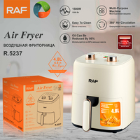 Friteuse intelligente multifonctionnelle Premium Brand Raf 4,8 l avec bouton mécanique pour contrôler les fours à air domestiques