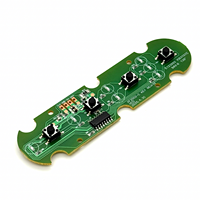 Control de Masajeador con Teclado y Bombillas Calefactoras, PCBA para Electrodomésticos con Personalización, Acabado de Superficie HASL/OSP/Oro por Inmersión