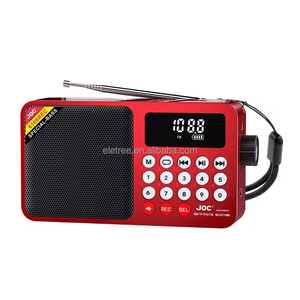 JOC-6108ERC Joc Petit portable Full Bass Radio Mp3 Rechargeable Fm Radio avec fente pour <span class=keywords><strong>carte</strong></span> Sd - Product Image 1