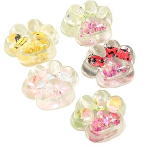 Jouet Squishy Patte de Chat en TPR, Petit Insert en Gelée de Cristal Kawaii, Anti-stress, Cadeau de Noël pour Enfants et Adultes - Product Image 5