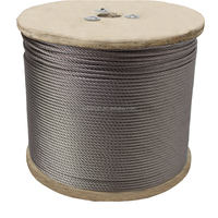 SS304 1x7 7x7 7x19 1x19 1,5mm 2mm 3mm 5mm Edelstahl kabel Drahtseil Hergestellt in China