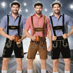 Disfraz de Oktoberfest Bávaro para Adultos, Disfraz de Camarera, Vestido de Mucama, Dirndl Masculino, Lederhosen, Disfraz de Fiesta de Carnaval de Cerveza, Disfraz Unisex - Product Image 3