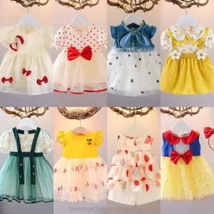 Goedkope Groothandel Zomer Nieuwe Kinderkleding Koreaanse 1-12 Jaar Oude Vrouwelijke Schat Schattige Prinsessenjurk Rok Gemaakt In China