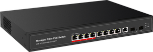 สวิตช์ ZC-S1300WP-8G-2S-BT ฟูลกิกะบิต 2SFP+8GE BT L2+ สวิตช์ PoE แบบจัดการได้ 128 เมกะไบต์ - Product Image 2