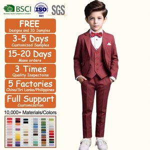 Vêtements personnalisés pour mariages, bals de promo, tenues formelles pour enfants, ensemble de vêtements pour enfants, <span class=keywords><strong>costume</strong></span> pour garçon - Product Image 2