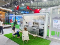 Cuisine extérieure modulaire en acier inoxydable, station de cuisson complète avec barbecue 4 brûleurs, évier, réfrigérateur et auvent