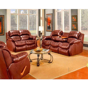 Canapé <span class=keywords><strong>inclinable</strong></span> électrique en cuir véritable, fauteuil à bascule élégant pour salon, chambre à coucher, hôtel, design pliable - Product Image 1