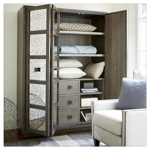 Muebles de Salón, Ropa para Niños <span class=keywords><strong>con</strong></span> Espejo, <span class=keywords><strong>Armario</strong></span> de Acero Plegable Económico / Diseños de <span class=keywords><strong>Armario</strong></span> de Acero <span class=keywords><strong>con</strong></span> Cerradura - Product Image 6