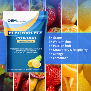 Polvo Electrolítico Orgánico de Marca Privada OEM con Vitaminas y Magnesio para el Control de Energía en Adultos - Product Image 3