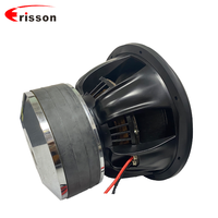 Haut-parleur de subwoofer personnalisé en gros de 15 pouces, 5000 Watts RMS, puissance pour l'audio automobile