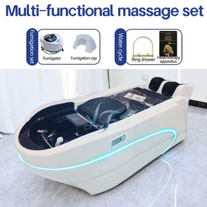 Luxuriöser elektrischer japanischer Salon-Kopfmassagestuhl mit Haarwaschbecken - Product Image 4