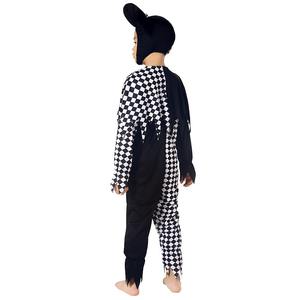 Baige ฮาโลวีนเด็กชายสีดํา/สีขาวเด็กชายปีศาจตลกปีศาจตัวตลกเครื่องแต่งกาย - Product Image 4