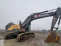 Excavadora Volvo EC550 Usada de Alto Rendimiento, 55 Toneladas, de Segunda Mano, a Precio Económico, Máquina Original de Suecia, EC500 460