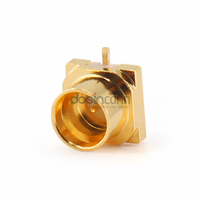 Conectores Angulares SMP SMT SMD para PCB, Conector Macho GPO SMP de CC-26.5GHz para PCB, Tipo Soldadura para Placa Impresa