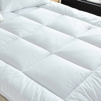 Protège-matelas en tissu de coton, lisse et confortable, épaisseur et poids personnalisables, respirant, pour hôtel, protège le matelas