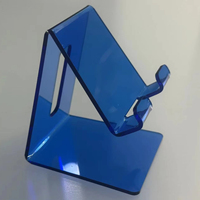 Support de téléphone universel transparent en acrylique, prix d'usine, simple, épais, portable, multifonction, logo personnalisé pour téléphones et tablettes