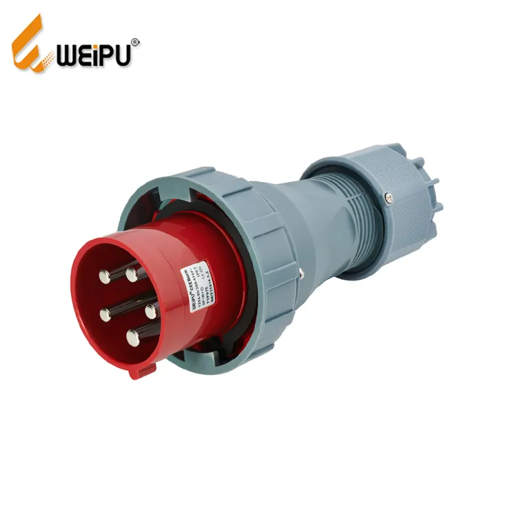 125A 220V IP67 3/4/5 cực CE IP67 công nghiệp cắm điện ổ cắm kết nối không thấm nước