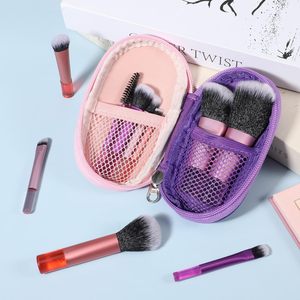 Kit de <span class=keywords><strong>Brochas</strong></span> de <span class=keywords><strong>Maquillaje</strong></span> de Fantasía <span class=keywords><strong>para</strong></span> Viaje Sombra de Ojos Iluminador Contorno Corrector Set de 10 Mini <span class=keywords><strong>Brochas</strong></span> - Product Image 6
