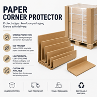 Protection d'angle en papier personnalisée avec logo imprimé, 100 % recyclable pour l'emballage de palettes, service OEM – Offre Spéciale