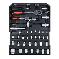 Kit d'outils portables multifonctionnels OEM de 186 pièces, coffret à roulettes, boîte à outils pour mécaniciens, ensemble complet d'outils à main