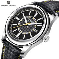 Montre mécanique classique pour homme Pagani Design 1778, vente en gros, bracelet en cuir véritable, mouvement japonais NH35, montre automatique
